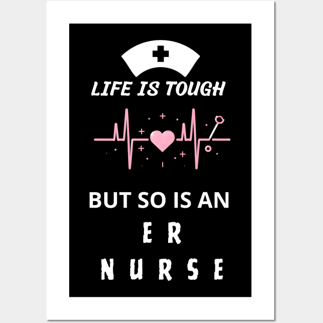 er nurse emergency nurse Wall Art by vaporgraphic